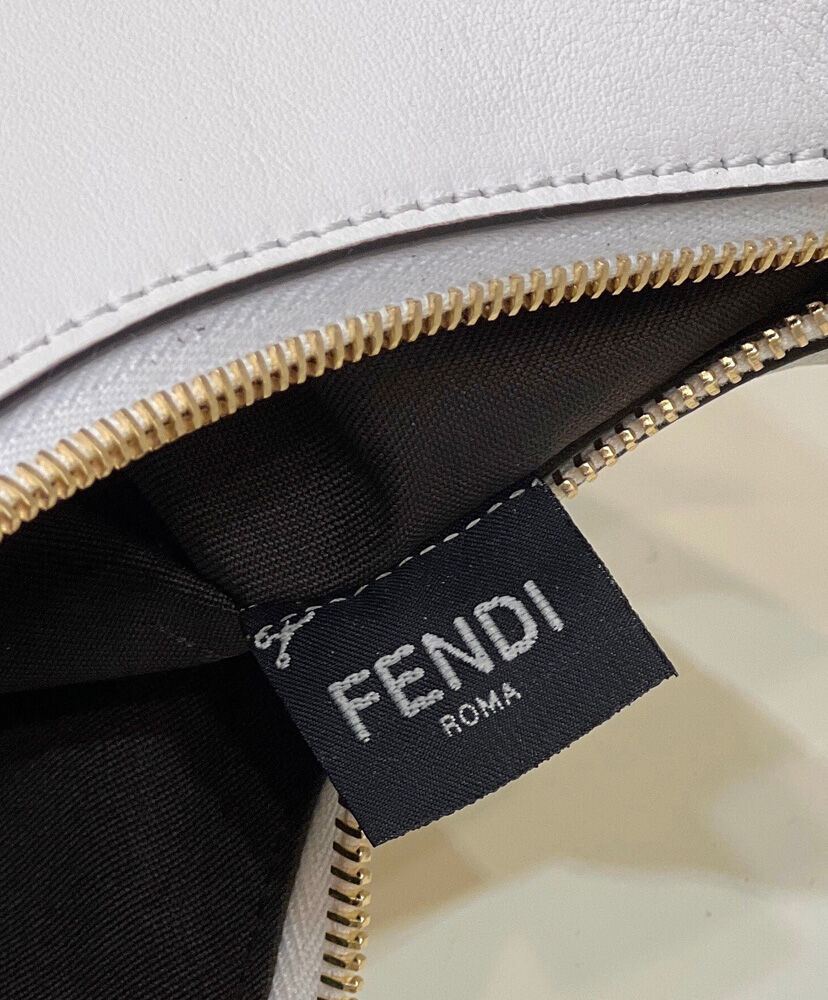 Fendi Fendigraphy Small Handbag 8BR798 White